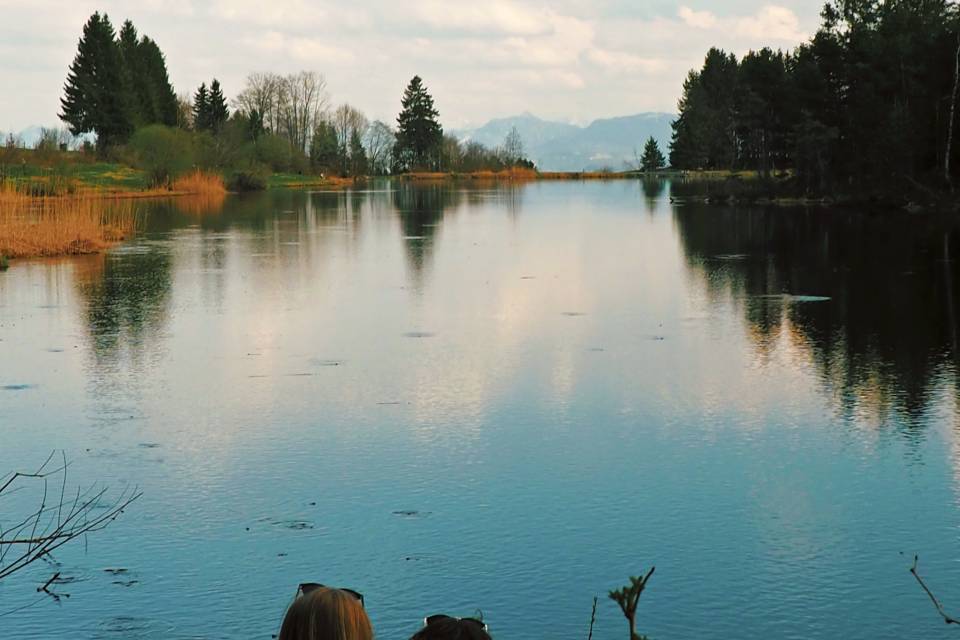 Freundinnen am Eschacher Weiher