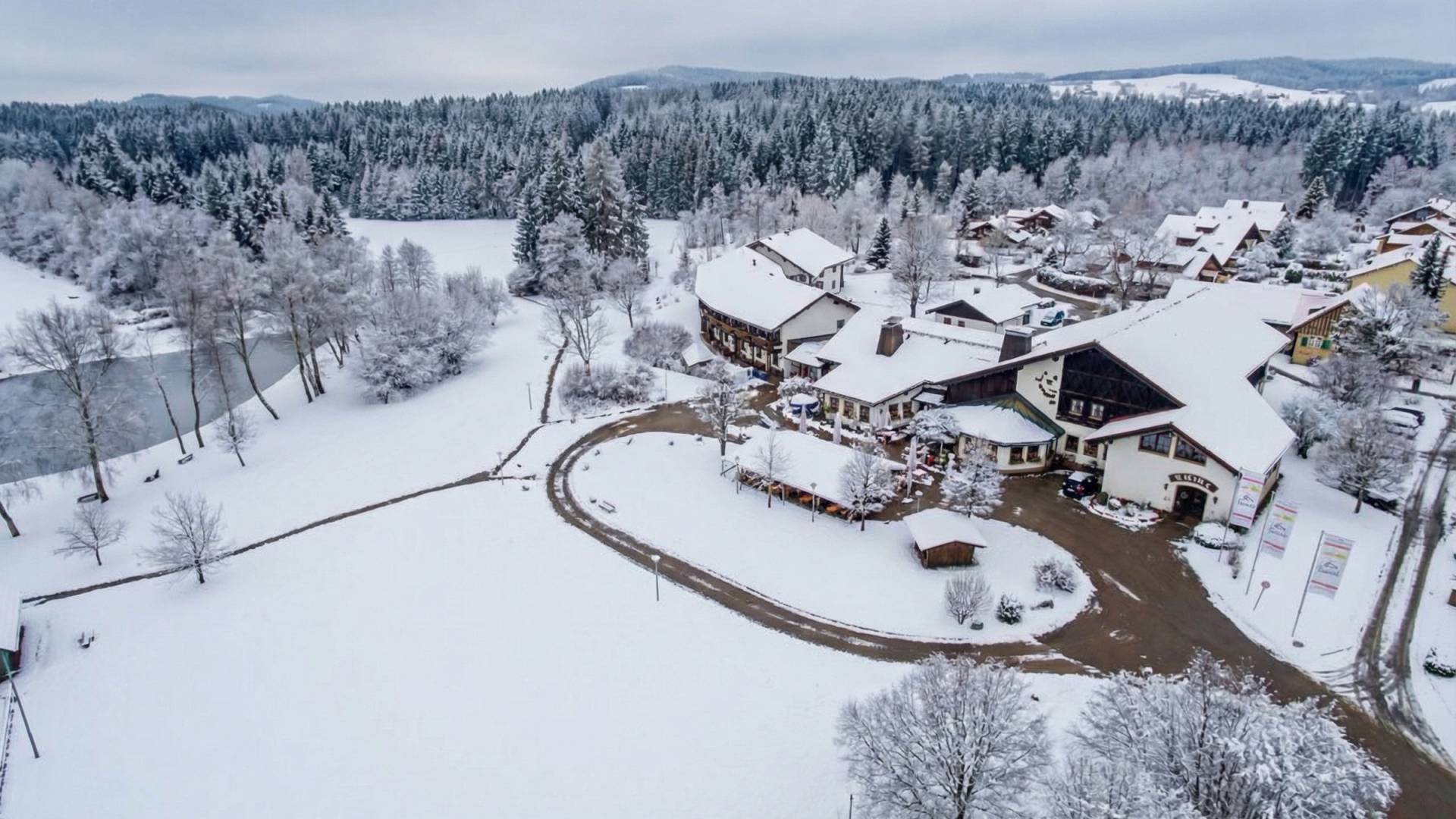 Das Landhaus Sommerau Allgäu im Winter